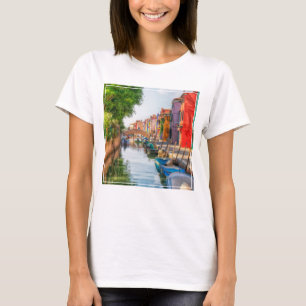 Camiseta Explore o Charme Vibrante de Burano