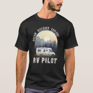 Camiseta Explore O Dream Descubra Acessórios Rv Pilo Rv Cam