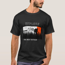 Camiseta Explore o Excelente ao ar livre