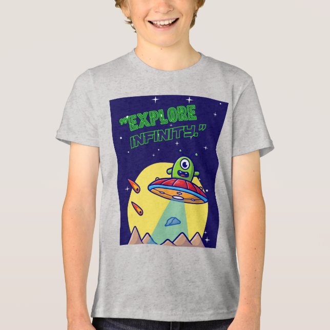 Camiseta Explore o infinito (Frente)