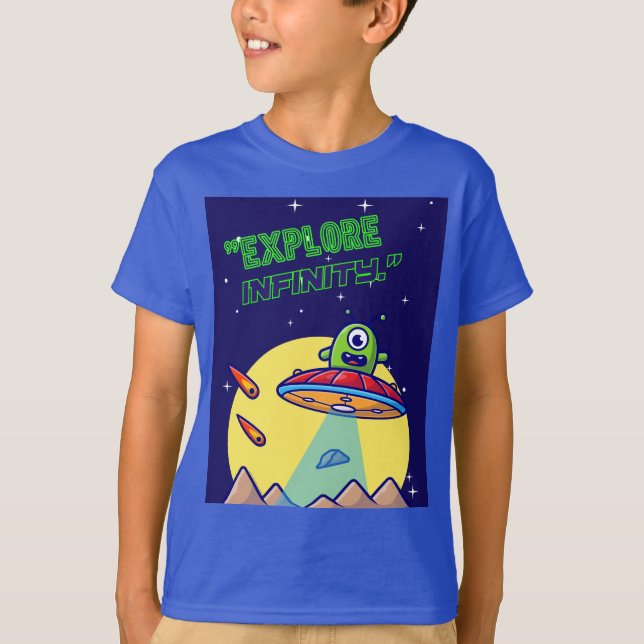 Camiseta Explore o infinito (Frente)