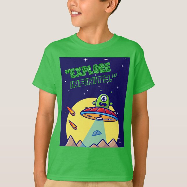 Camiseta Explore o infinito (Frente)