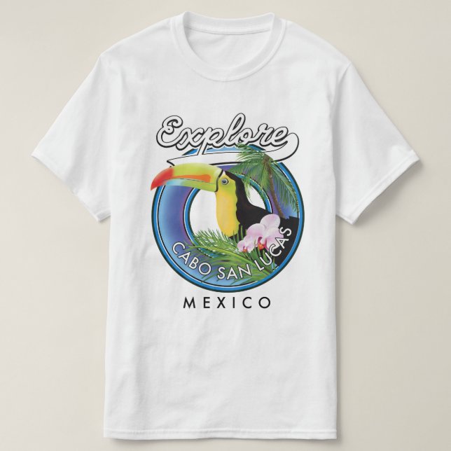 Camiseta explore o san lucas méxico viagem (Frente do Design)