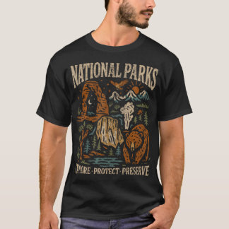 Camiseta Explore Proteger Preservar Parque Nacional do Urso