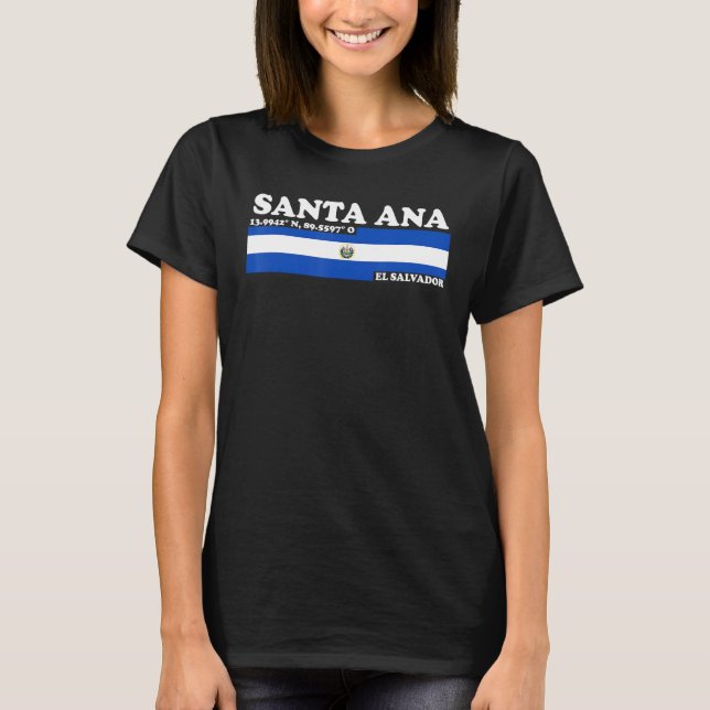 Camiseta Explore Santa Ana The Magic of Coordinates (Frente)