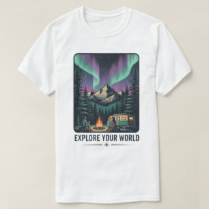 Camiseta Explore seu aventura mundial