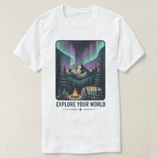 Camiseta Explore seu aventura mundial
