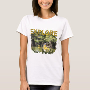 Camiseta Explore seu mundo - Kayaking