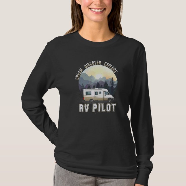 Camiseta Explore Sonho Descobrir Acessórios Pilo Veículo Re (Frente)