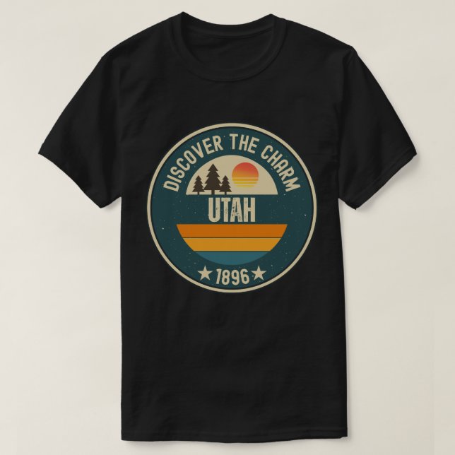 Camiseta Explore Utah - Designs para Cada Amante (Frente do Design)