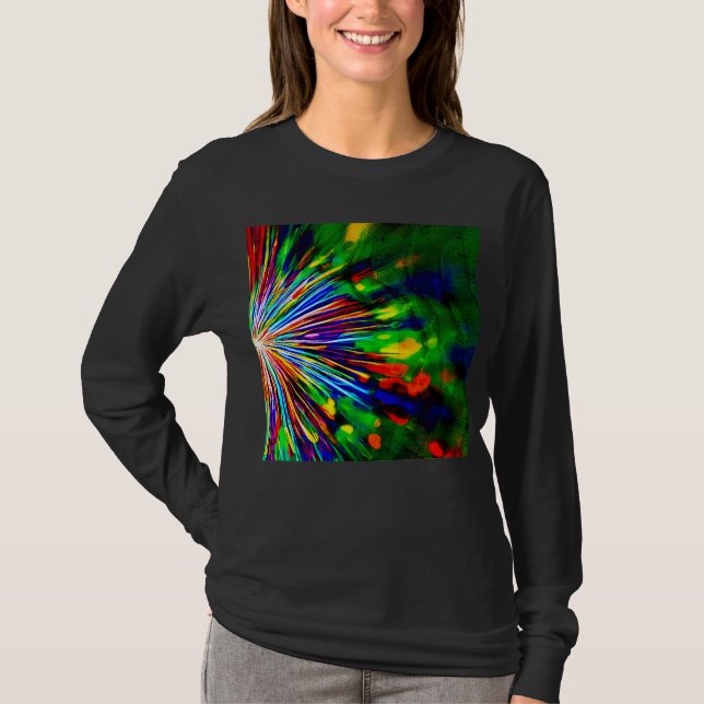 Camiseta Explosão Arco-íris  (Frente)