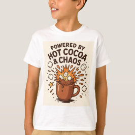 Camiseta Explosão Caótica de Cacau Quente