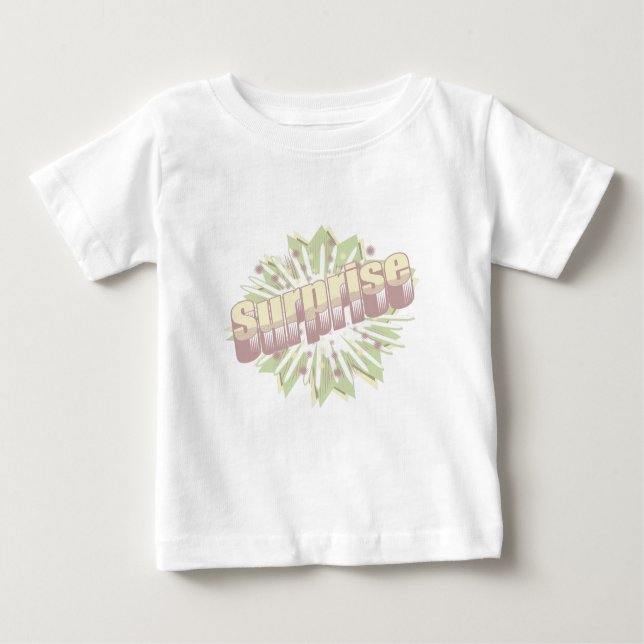 Camiseta Explosão da onomatopeia surpresa (Frente)
