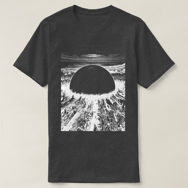 Camiseta Explosão de Akira Cyberpunk (Frente do Design)