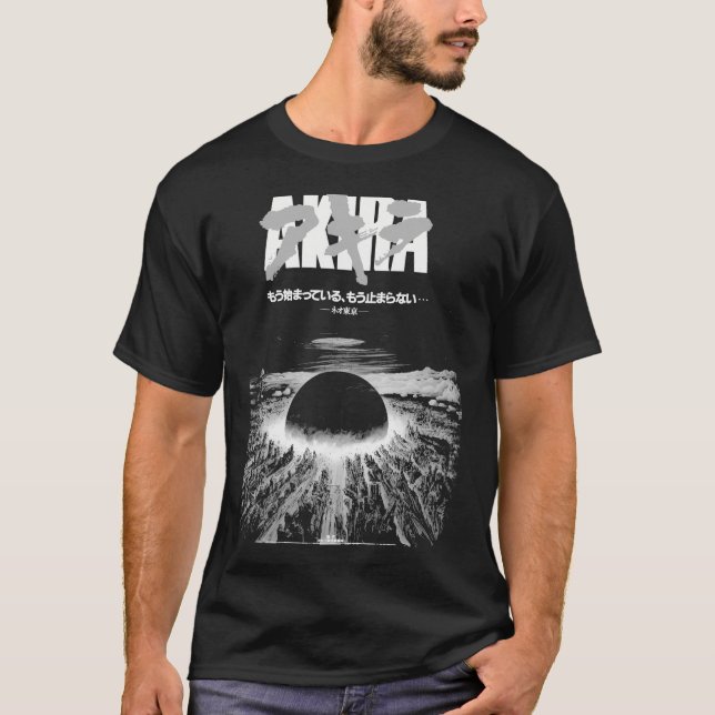 Camiseta Explosão de Akira Cyberpunk (Frente)