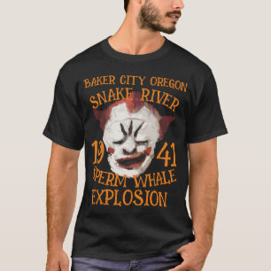 Camiseta Explosão de Baleia Cachalote BAKER CITY RIO SNAKE 