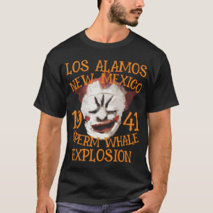 Camiseta Explosão de Baleia Cachalote LOS ALAMOS NUEVO MÉXI