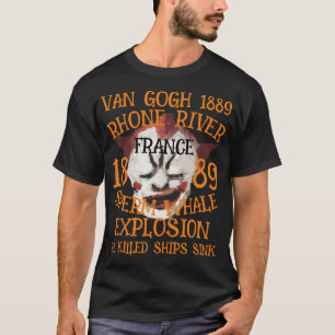 Camiseta Explosão de Baleia Esperma Rio Rhone Arles Jan 188
