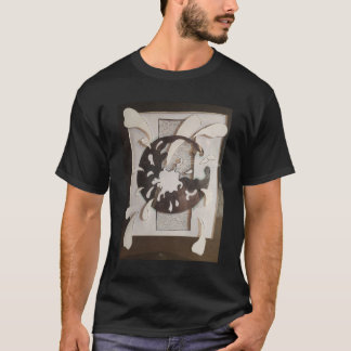 Camiseta explosão de círculo