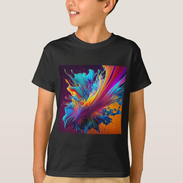 Camiseta Explosão de cor (Frente)