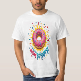 Camiseta Explosão de Donut Caprichoso em Arte Pop