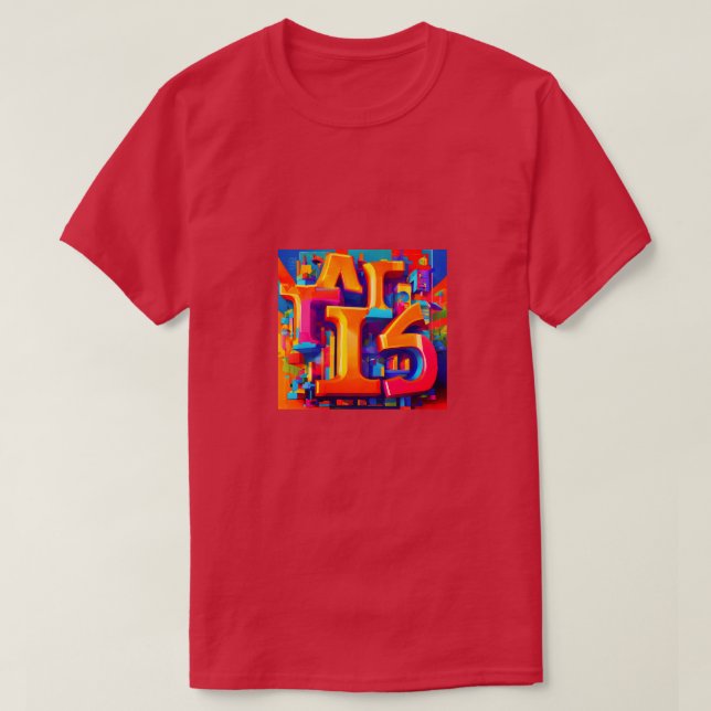 Camiseta "Explosão de Grafite de Salto de anca: Datas de ca (Frente do Design)
