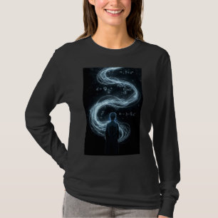 Camiseta Explosão de Luz de Equação de Física