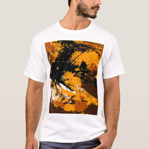 Camiseta Explosão de tinta: Abstratos coloridas
