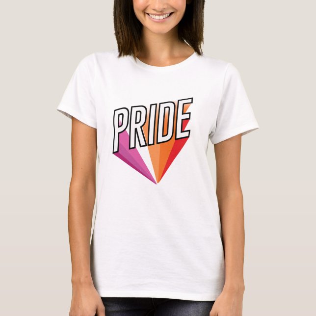 Camiseta Explosão do Orgulho Lésbico (Frente)