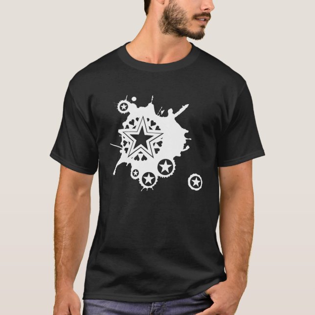 Camiseta Explosão em Estrela Emo (Frente)