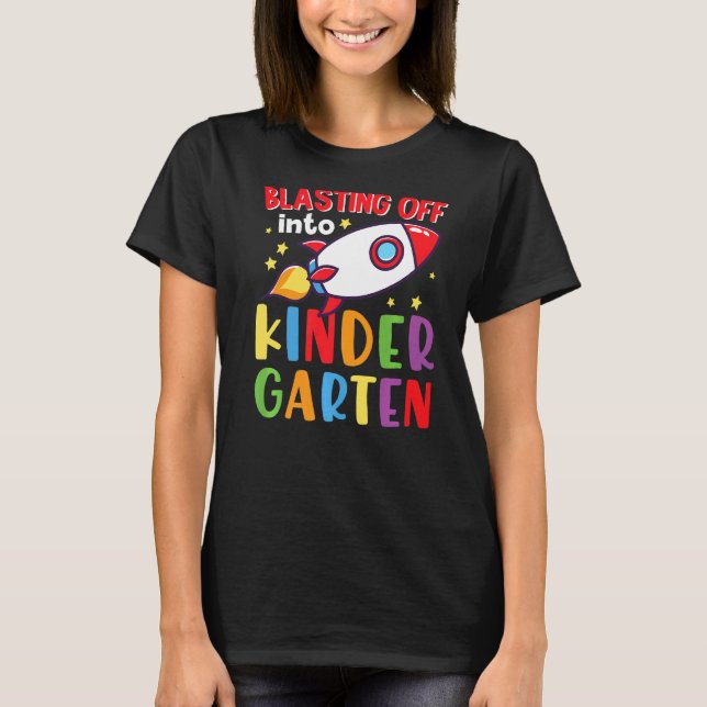 Camiseta Explosão Em Kinderten Rocket Cute Kinderg (Frente)