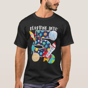 Camiseta Explosão No Espaço Exterior, Aniversário Da 5 D