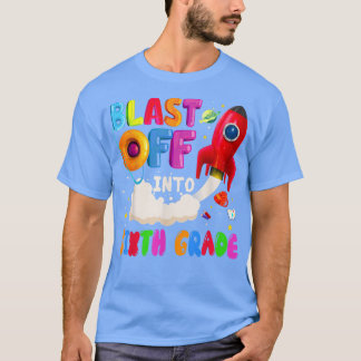 Camiseta Explosão para a rua da Estrela Espacial 1 do Astro