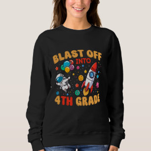 Camiseta Explosão para o tórax espacial do Astronauta do 4º