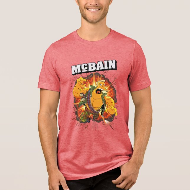 Camiseta Explosive Action Hero McBain (Frente)