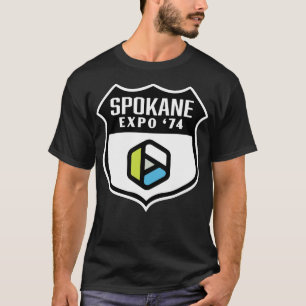 Camiseta Expo 74 Spokane Worlds Fair Retro Shield Multicolo