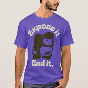 Camiseta Exponha e Termine com a Saúde Mental