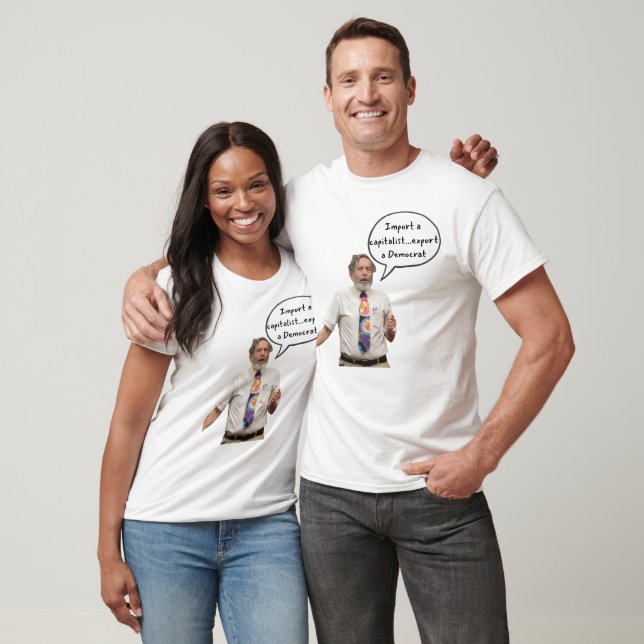 Camiseta Exportar um democrata (Unissex)