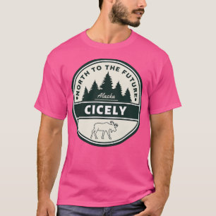 Camiseta Exposição ao norte Cicely Alaska Moose Fleischman 