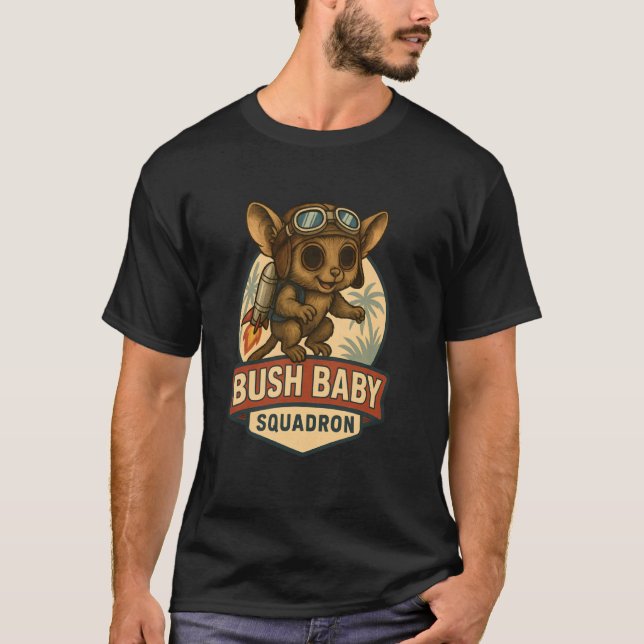 Camiseta Exposição de Criadores de Galagos Esquadrão Bush B (Frente)