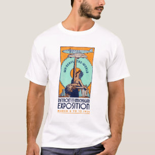 Camiseta Exposição Detroit Michigan 1936
