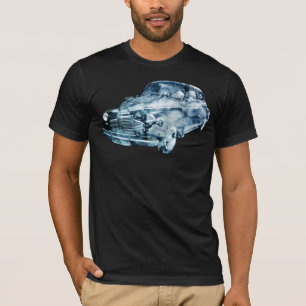 Camiseta exposição dupla à lavagem de carros