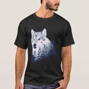 Camiseta Exposição Dupla ao Lobo