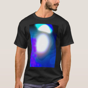 Camiseta Exposto 7003 Abstrato Azul E Roxo