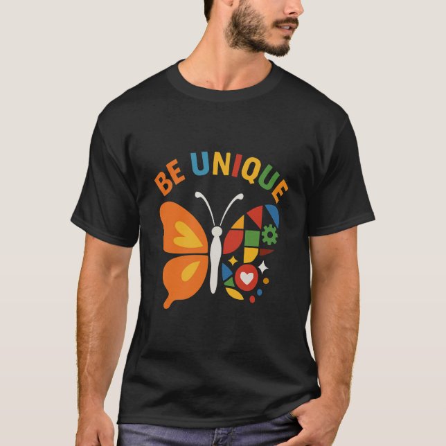 Camiseta Express Your True Colors Butterfly Design (Frente)