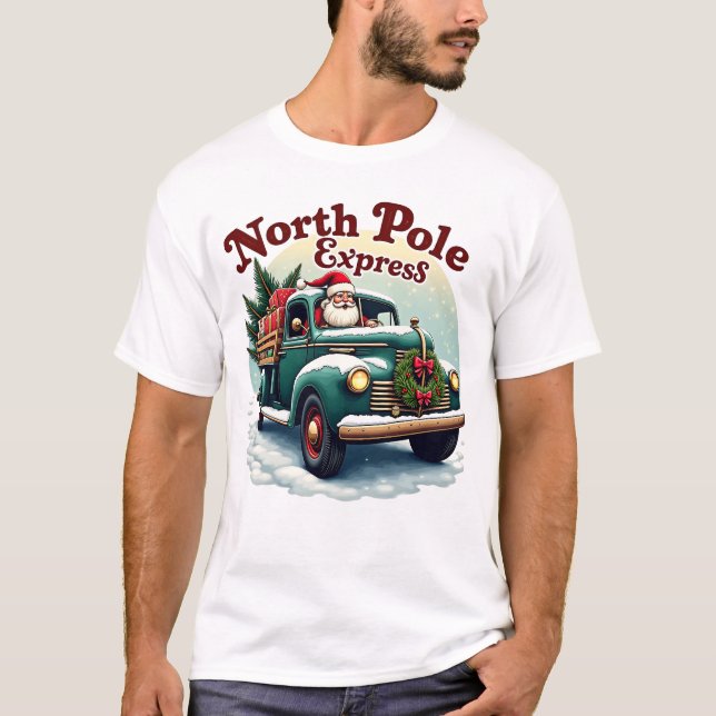 Camiseta Expressa do Polo Norte (Frente)