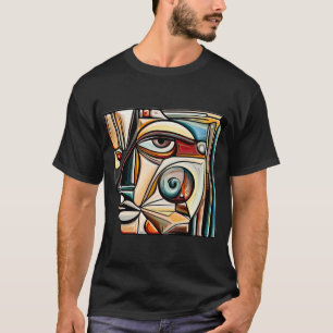 Camiseta Expressão Cubista Tee 2 Masculinos