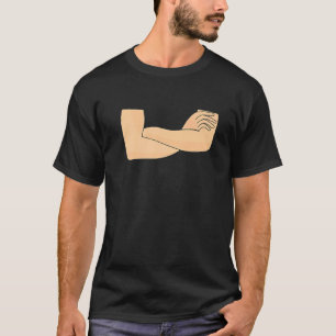 Camiseta Expressão de Aparência Autoconfiante em Armas Cruz
