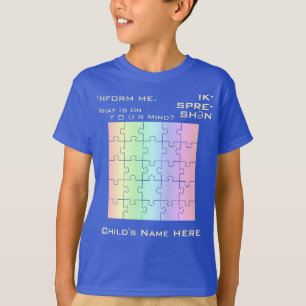 Camiseta Expressão de Consciência do Autismo Motivacional, 
