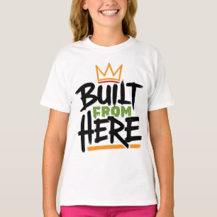 Camiseta Expressão de Orgulho & Autenticidade Construída Da